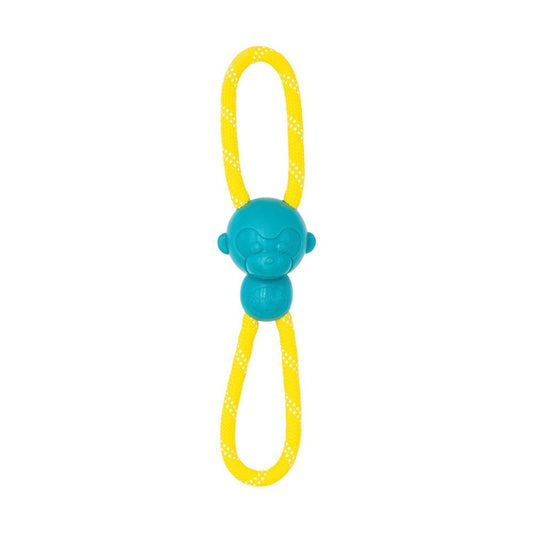 Zippy Paws RopeTugz Tuff Monkey Teal