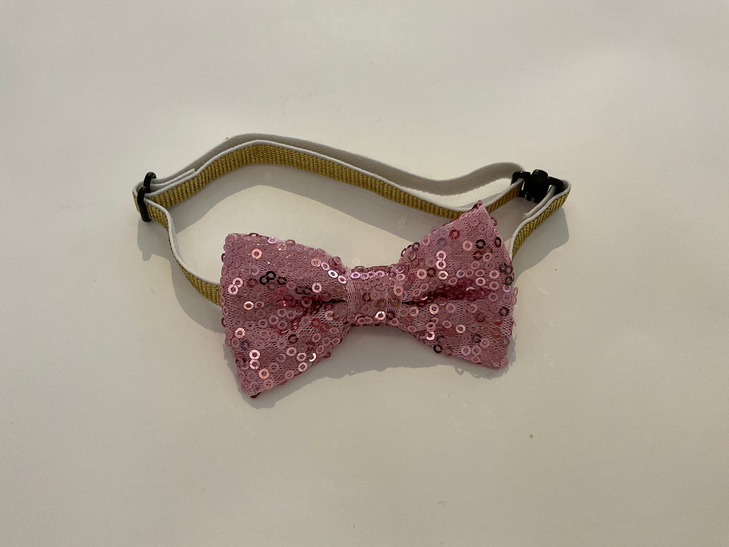 Sequin Bowtie Collar