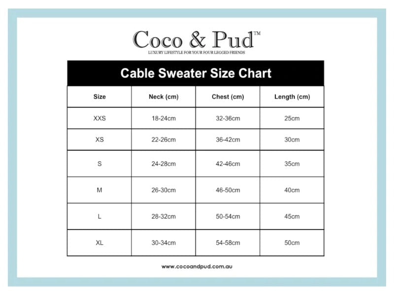 Coco & Pud Cable Sweater Teal