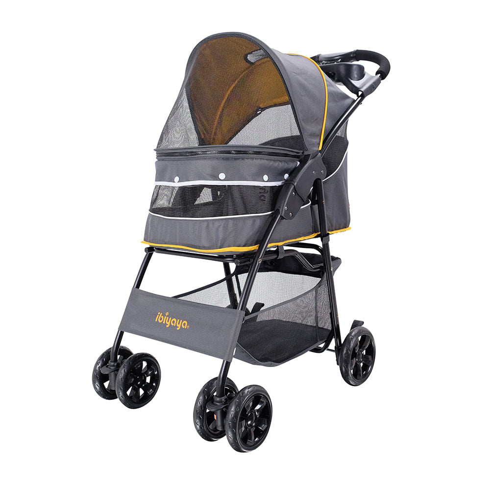 Ibiyaya Cloud 9 Pet Stroller - Mustard Yellow