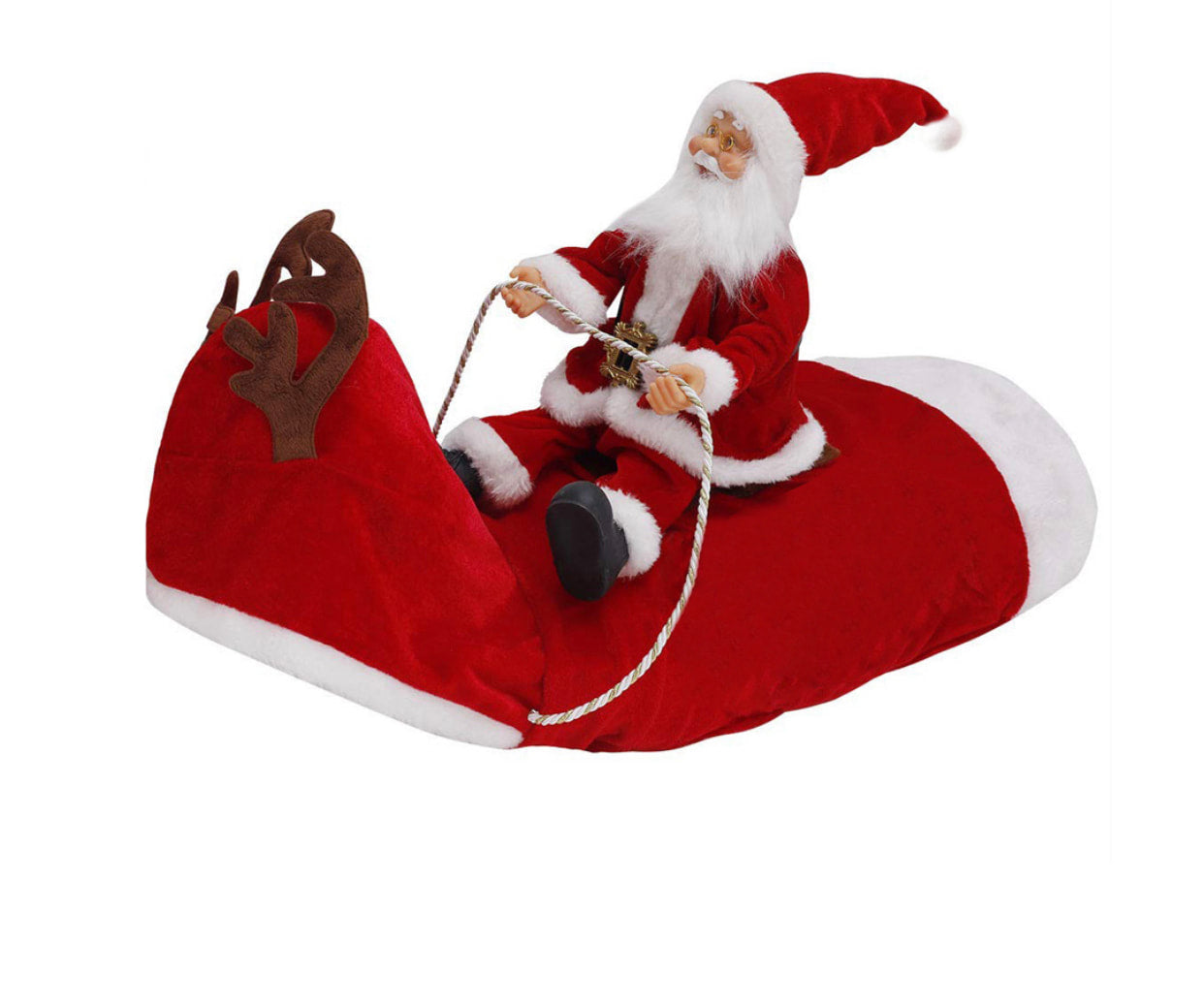 Christmas Outfit Santa Riding Cape