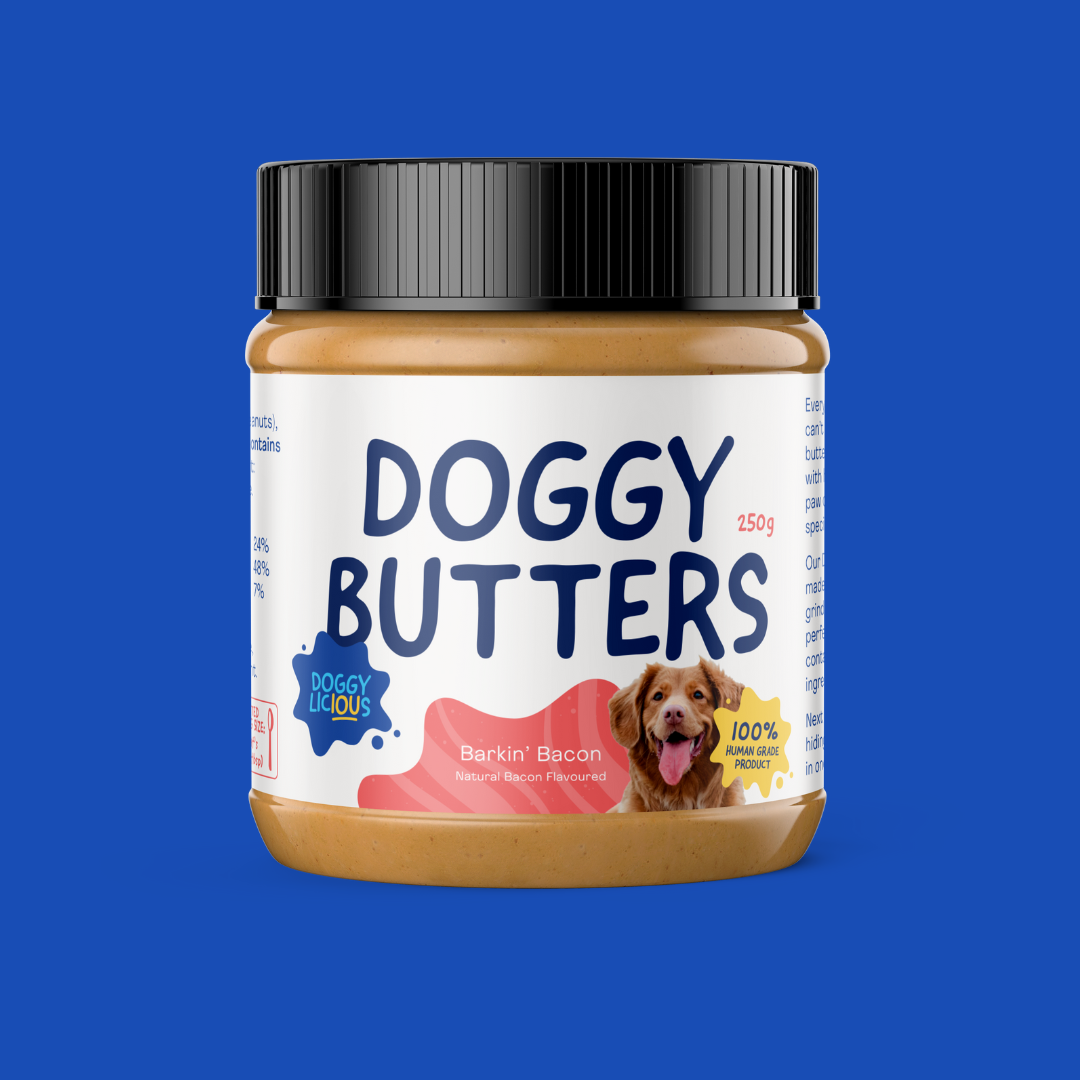 Doggylicious Barkin Bacon Peanut Butter 250gr