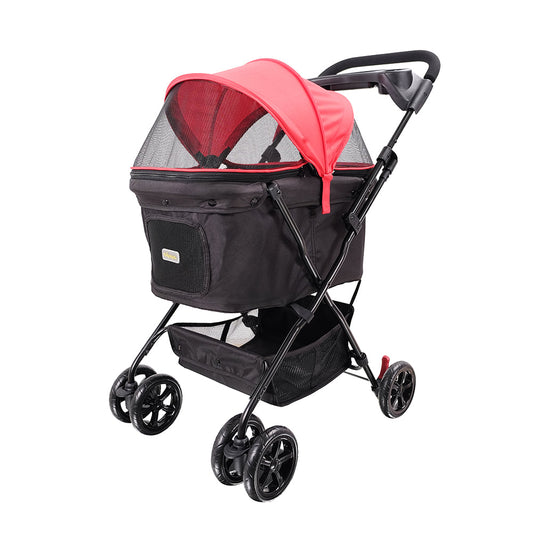 Ibiyaya Easy Strolling Pet Buggy - Rouge Red