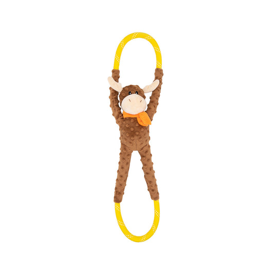 Zippy Paws RopeTugz Moose