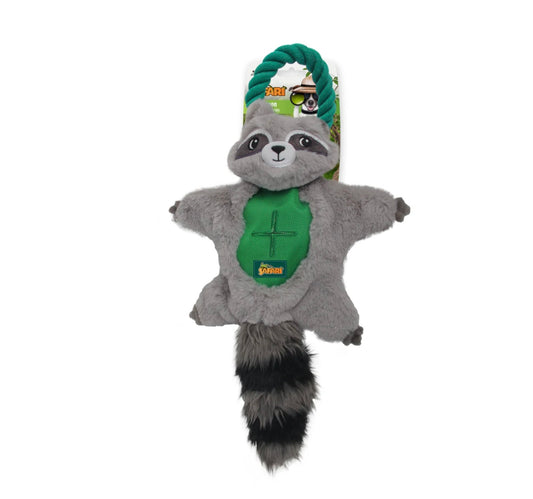 AFP Safari Raccoon Dog Toy with Rope
