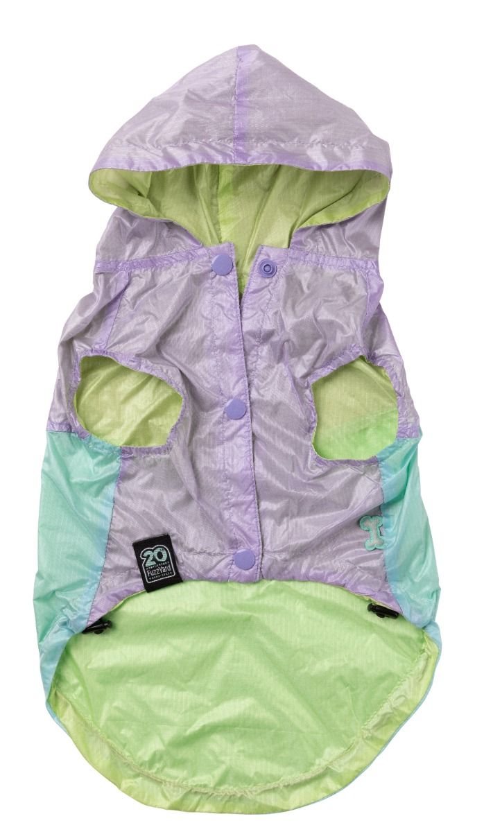 Fuzzyard Ormond Raincoat Purple\Blue