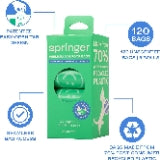 Springer Premium Dog Poop Bags - 8 Roll (120 bags)