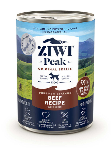 Ziwi Peak Canned Dog Food Beef