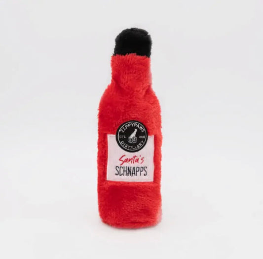 Zippy Paws Holiday Happy Hour Crusherz Santa's Schnapps
