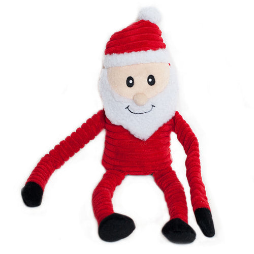 Zippy Paws Holiday Crinkle Santa Large