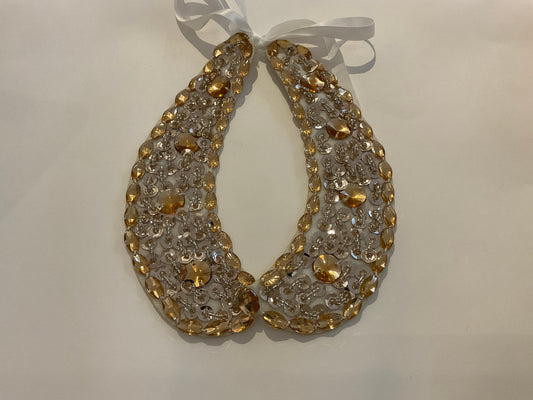 Rose Gold Sequin Lapel Classic