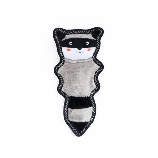 Zippy Paws Z-stitch Skinny Peltz Raccoon