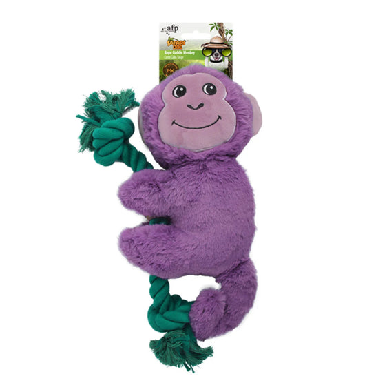 AFP Safari Cuddle Dog Toy - Monkey