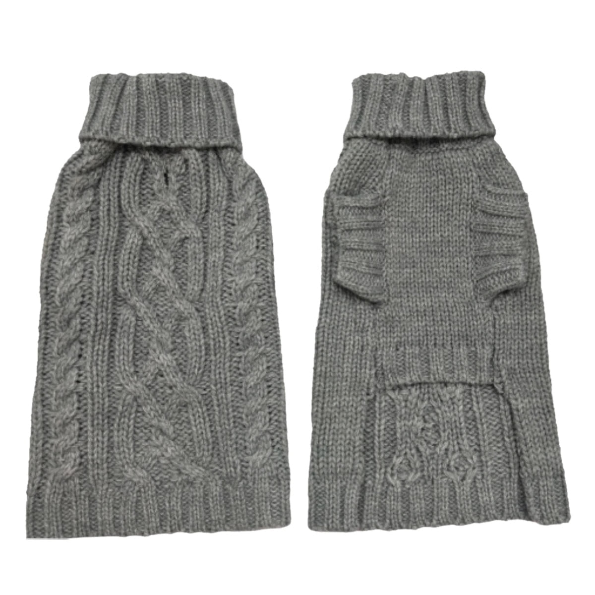 Coco & Pud Cable Sweater  Grey