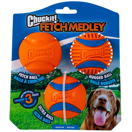 Chuckit! Medley Balls Gen3 Medium 3pk