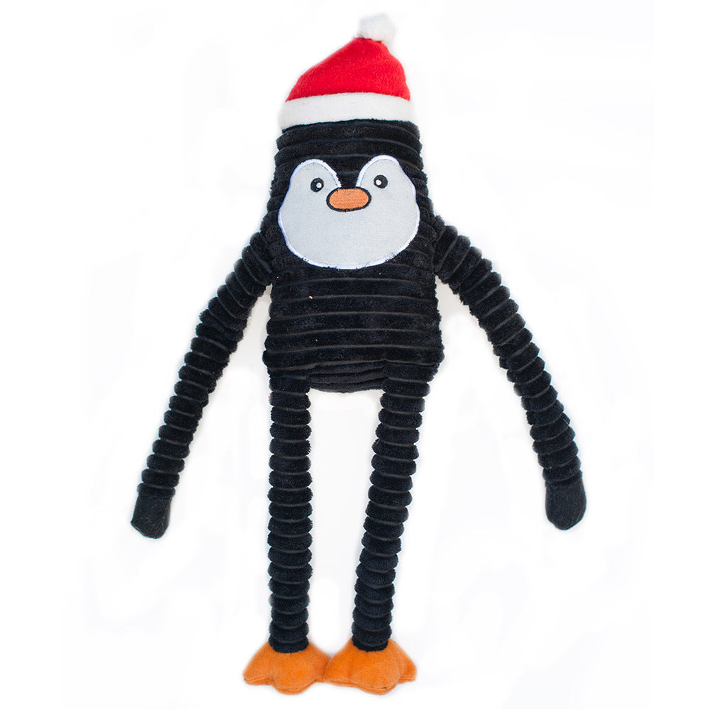 Zippy Paws Holiday Crinkle - Penguin Large