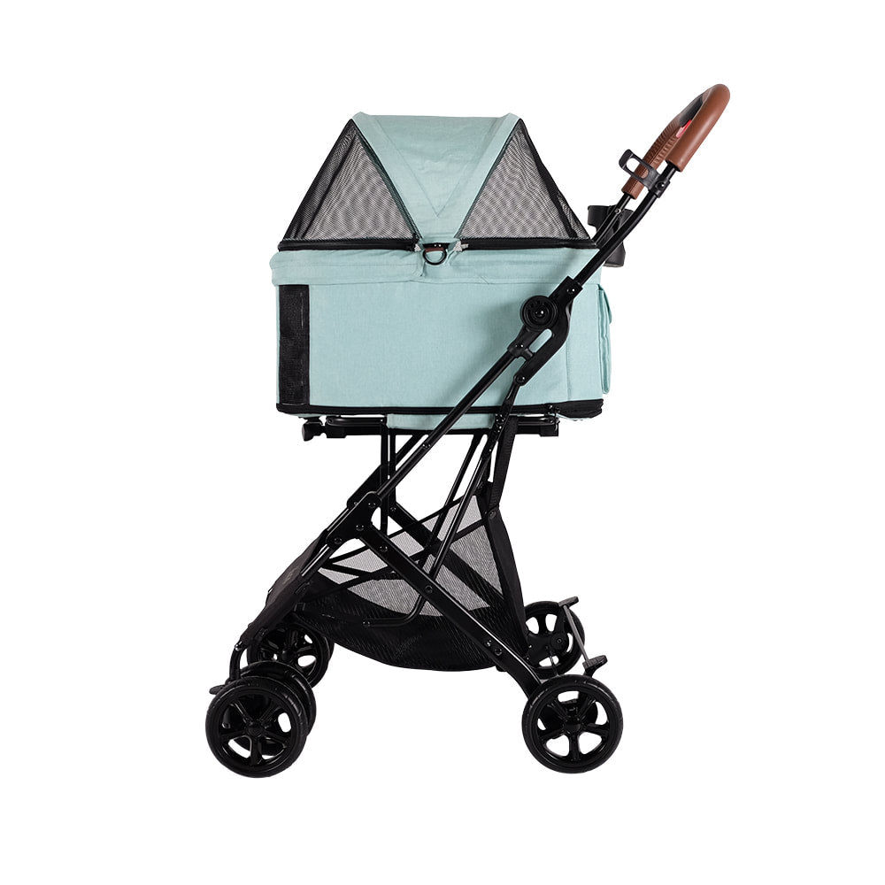 Ibiyaya Travois Tri Fold Pet Travel System - Spearmint