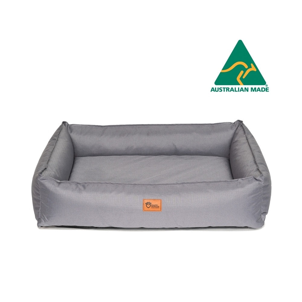 Superior Pets Ortho Dog Lounger Ripstop Steel Grey