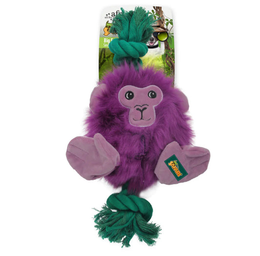 AFP Safari Big Foot Dog Toy  - Monkey