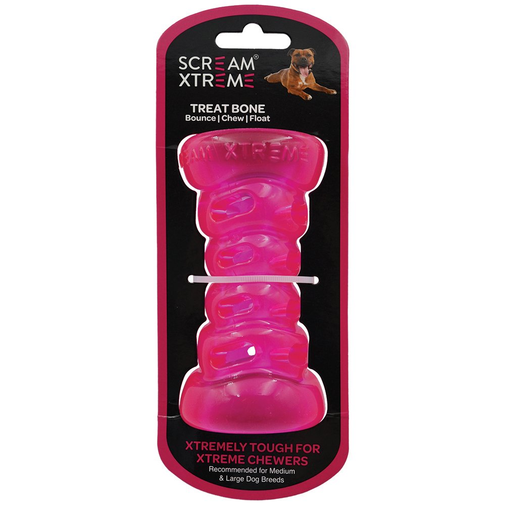 Scream Xtreme Treat Bone Loud Pink