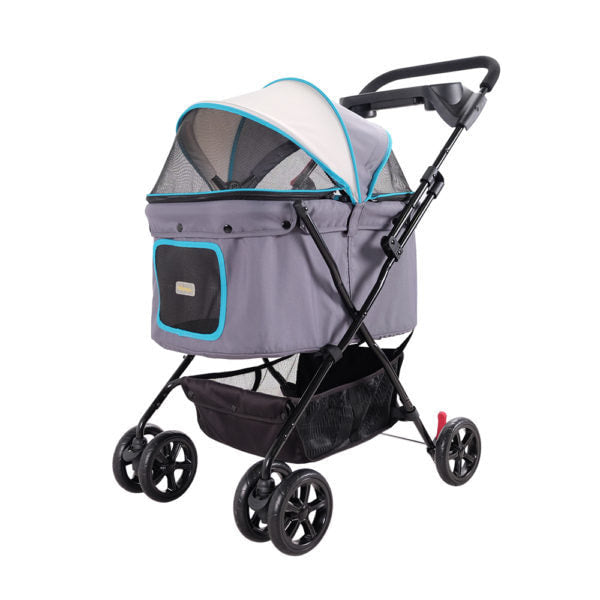 Ibiyaya Easy Strolling Pet Buggy - Simple Grey