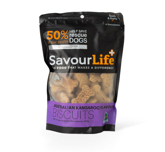 SAVOURLIFE Australian Kangaroo Flavour Biscuit 500G