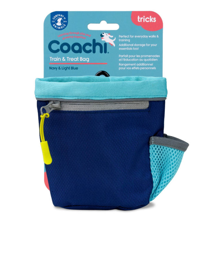 Coachi Train + Treat Bag Navy & Light Blue