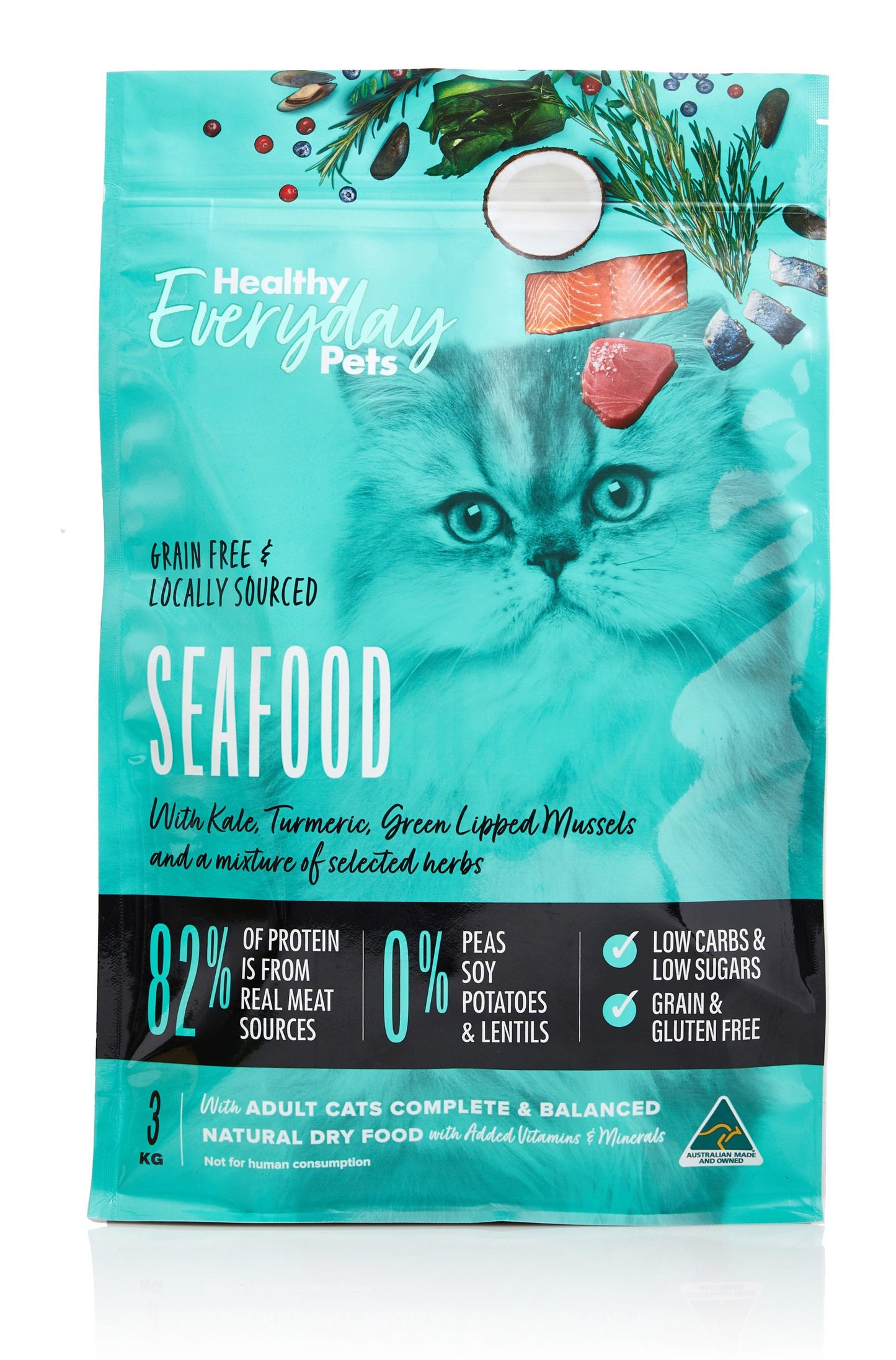 Healthy Everyday Pets Seafood 3kg for Cats
