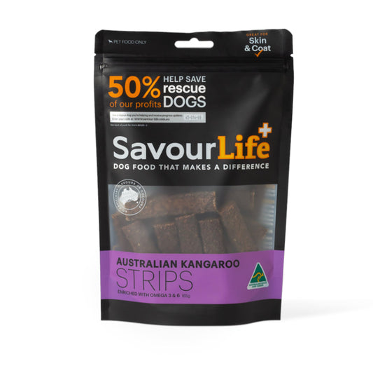 SAVOURLIFE Australian Kangaroo Strips 165G