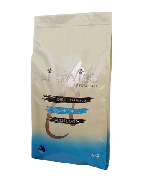 Lifewise Ocean Fish With Lamb, Veg + Rice SMALL bites For Dogs 18kg