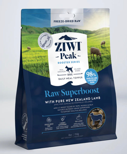 Ziwi Peak Freeze Dried Dog Superboost LAMB 114gr