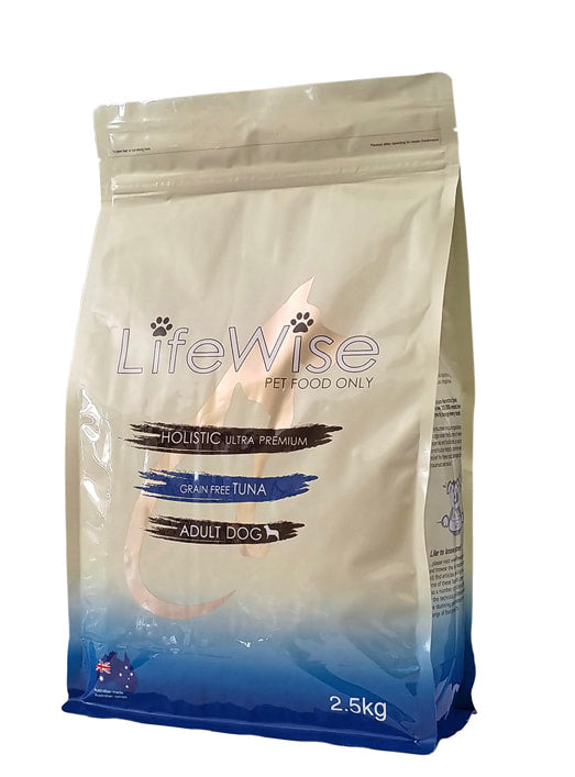 Lifewise Grain Free Wild Tuna With Lamb + Veg For Dogs 2.5kg