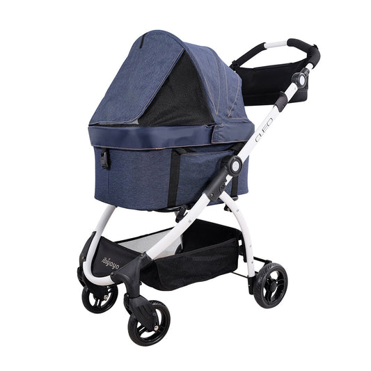 Ibiyaya CLEO Multifunction Pet Stroller + Car Seat Travel System - Blue Jeans