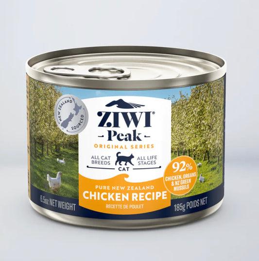 Ziwi Peak Canned Cat Food Chicken 185gr