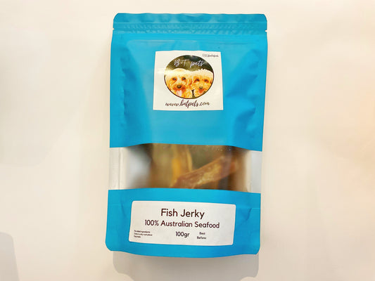 Dehydrated Australian Single Ingredient Fish Jerky 100gr