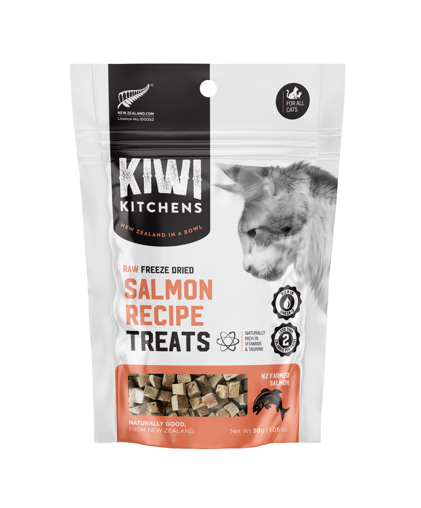 Kiwi Kitchens Raw Freeze Dried Venison Recipe Treats For Cats 30gr