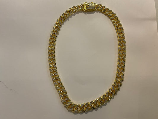 Gold Bling Chain Collar