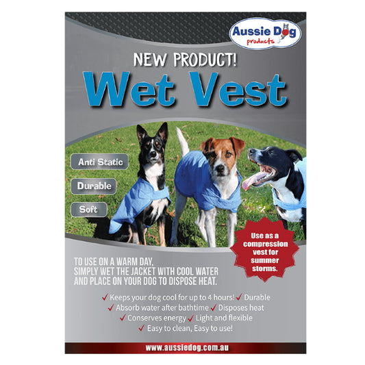Aussie Dog Wet Vest Small