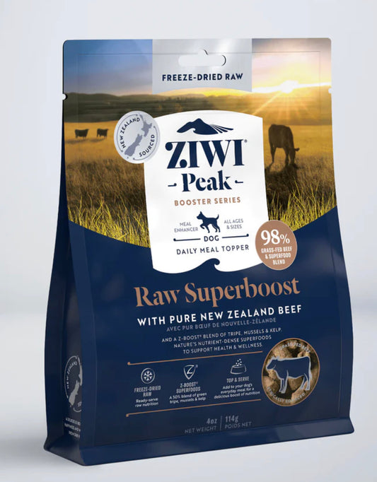 Ziwi Peak Freeze Dried Dog Superboost BEEF 114gr