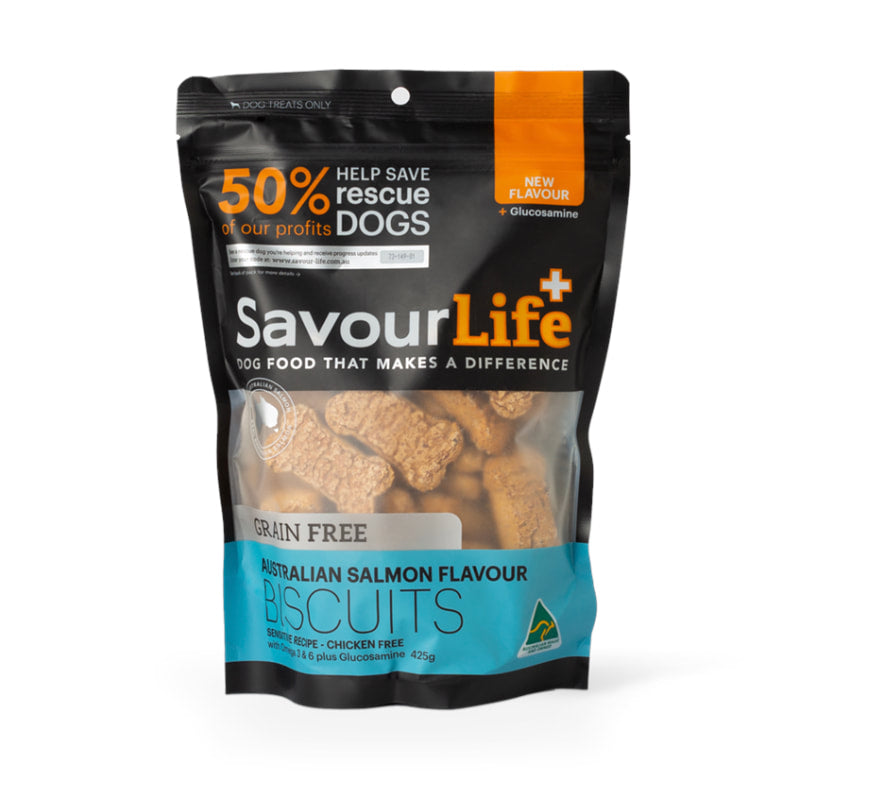 SAVOURLIFE Australian Grain Free Salmon Biscuit 425G