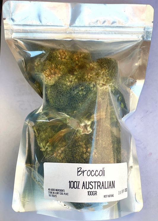 Dehydrated Australian Single Ingredient Broccoli 100gr