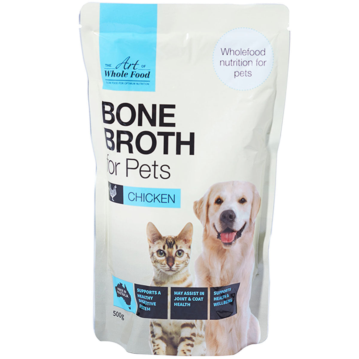 Art Of Whole Food Chicken Bone Broth For Pets 500g